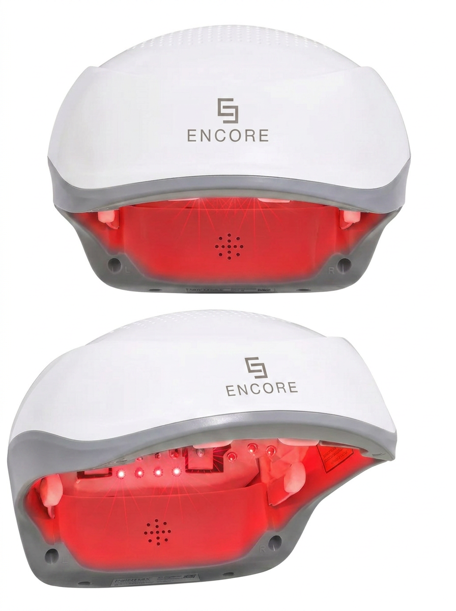 Encore Laser Hat, top and side view